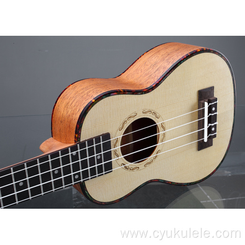 Ukulele with pearl strips ukulele